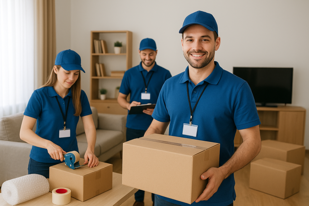 اعزام کادری متخصص جهت بسته‌بندی و پک کامل اسباب