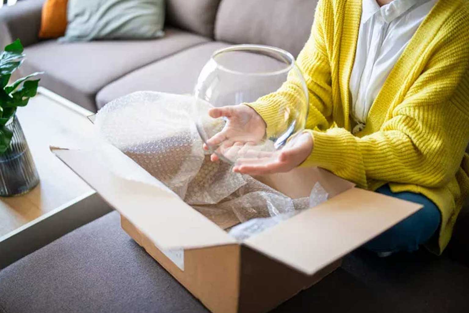 نکات مهم برای بسته‌بندی وسایل شکستنی